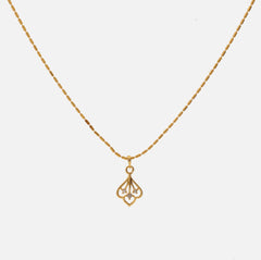 Anzu Gold Pendant Necklace | Demi-Fine Minimalist Jewelry for Everyday & Special Occasions