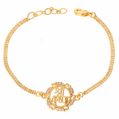 Anzu Shri Krishna Bracelet | Spiritual Demifine Gold Jewellery