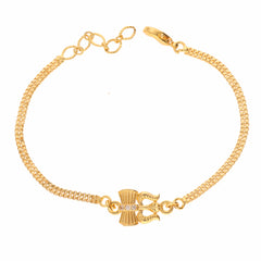 Anzu Trishula Damaru Bracelet | Spiritual Demifine Shiva Jewellery