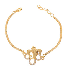 Anzu Ganesha Bracelet | Spiritual Demifine Gold Jewellery