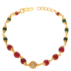Anzu Multicolored Bead Bracelet | Demifine Gold & Gemstone Jewellery