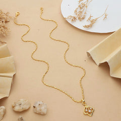 Anzu Gold Pendant Necklace | Demi-Fine Minimalist Jewelry for Everyday & Special Occasions