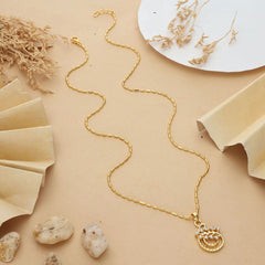 Anzu Demi-fine Ganesha Necklace | Spiritual Pendant for Protection