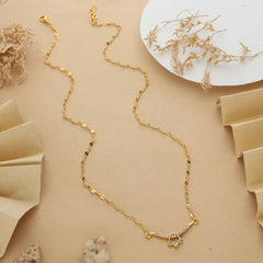 Anzu Winged Pendant Necklace | Dainty Demifine Zirconia Design