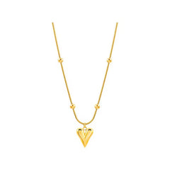 Golden Heartbeat | Luxe Minimalist Pendant Necklace