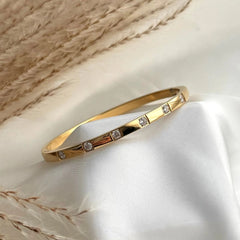 Exquisite Gold Bracelet | Stunning Embellishments