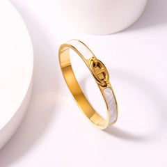 Elara | Pearl Inlay Bracelet