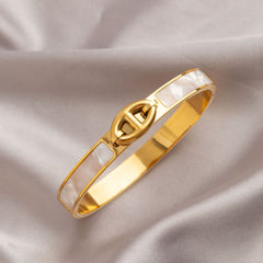 Elara | Pearl Inlay Bracelet