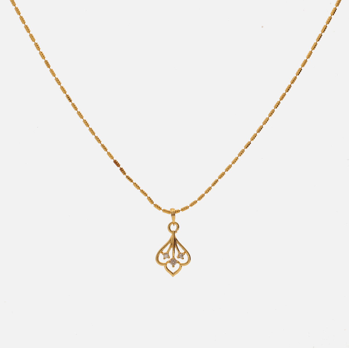 Anzu Gold Pendant Necklace | Demi-Fine Minimalist Jewelry for Everyday & Special Occasions