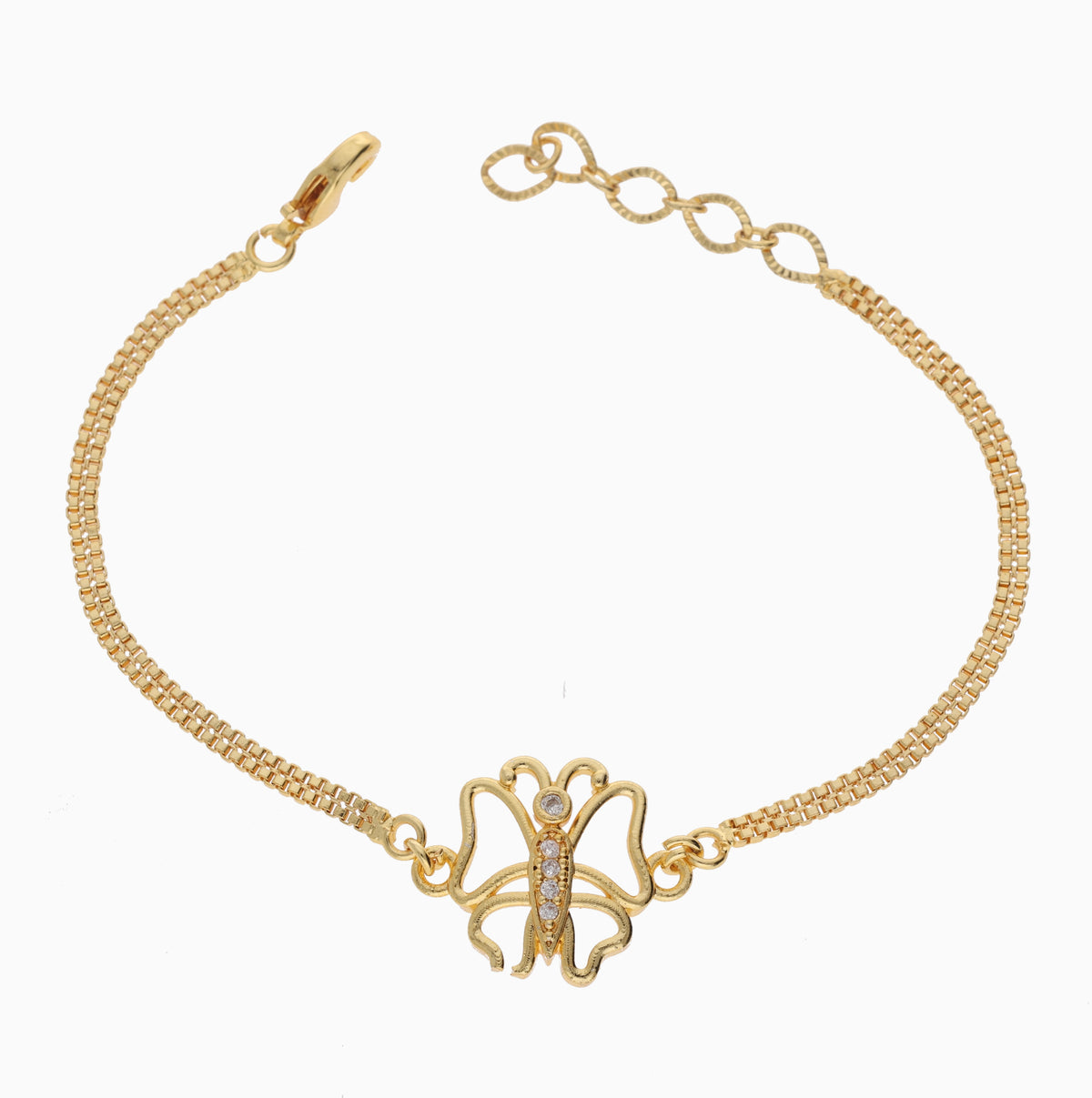 Anzu Butterfly Bracelet | Dainty Demifine Zirconia Jewellery